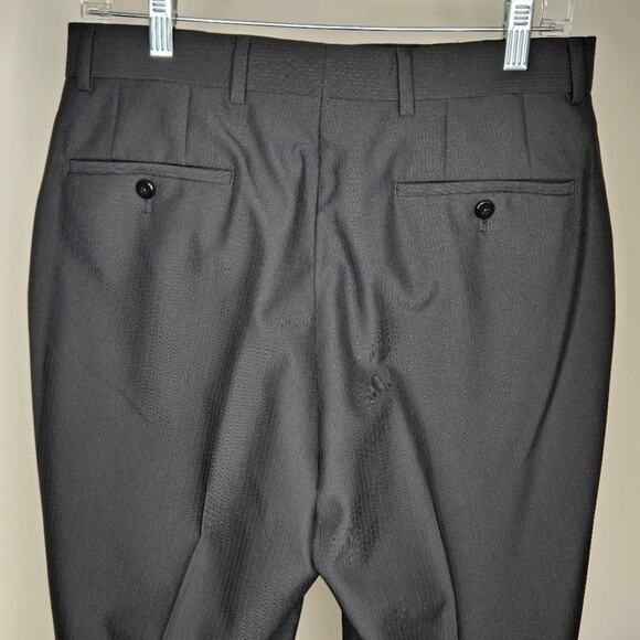 J.Ferrar Men's Modern Fit Black Dress Pants Size 32x32 - Picture 5 of 9
